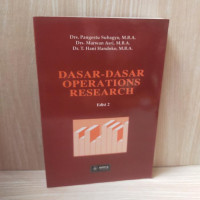 Dasar - Dasar Operations Research