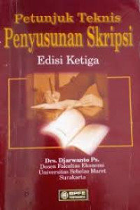 Image of Petunjuk Teknis Penyusunan Skripsi